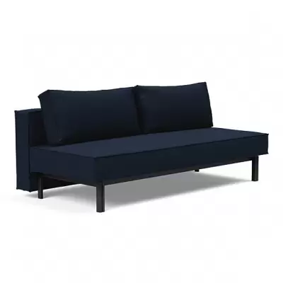 Sofa rozkładana Sly czarne nogi Mixed Dance Blue Innovation