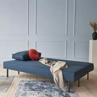 Sofa rozkładana Sly czarne nogi Mixed Dance Blue Innovation