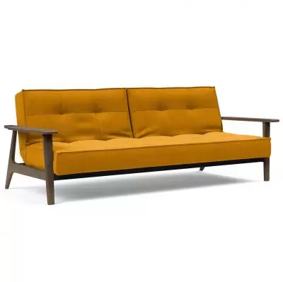 Sofa rozkładana Splitback Frej dąb przydymiony Burned Curry Innovation