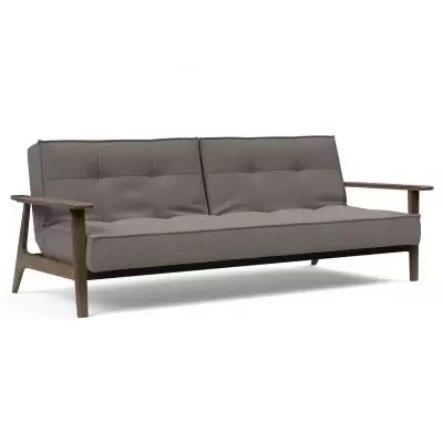 Sofa Rozkładana Splitback Frej Dąb Przydymiony Mixed Dance Grey Innovation