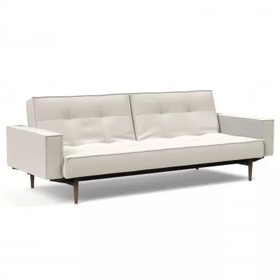 Sofa rozkładana Splitback z podłokietnikami Off-White Innovation