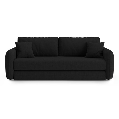 Sofa z funkcj� spania Dormi czarna Micadoni