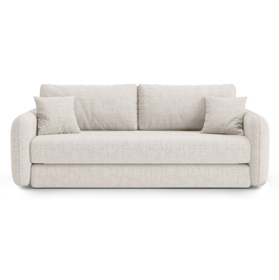 Sofa z funkcj� spania Dormi jasnobe�owa Micadoni