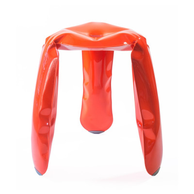 Stołek Plopp Standard neon orange 2005 Zieta