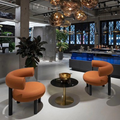 Stolik kawowy Flash Circle brass Tom Dixon