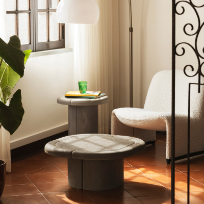 Stolik Kawowy Alder Kwadratowy Earth Grey Mater