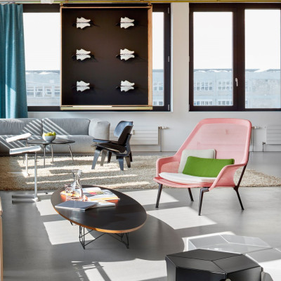 Stolik kawowy Elliptical ETR czarny Vitra