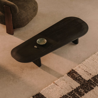 Stolik kawowy Pirita czarny kave home