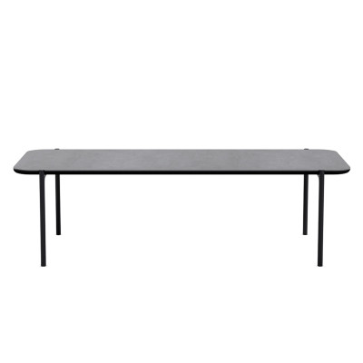 Stolik kawowy Savoye 120 cm szary blat ceramiczny Pwtbs