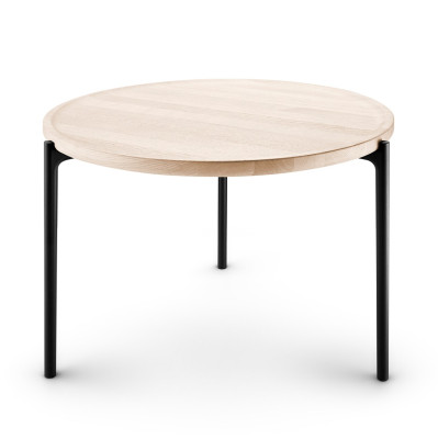 Stolik kawowy Savoye 60 cm dąb bielony Please Wait to be Seated
