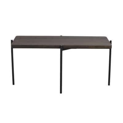 Stolik kawowy Shelton 95 cm brązowy Rowico
