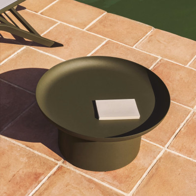 Arcola garden table 70 cm green Kave Home