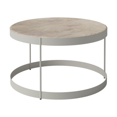Stolik ogrodowy Drum 60 cm marmur Bolia
