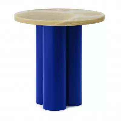 Stolik okazjonalny Dit Bright Blue Honey Onyx Normann Copenhagen