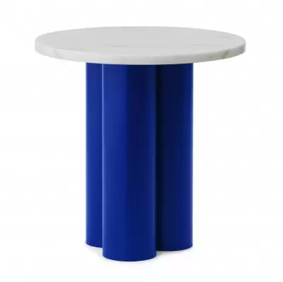 Stolik okazjonalny Dit Bright Blue white carrara Normann Copenhagen