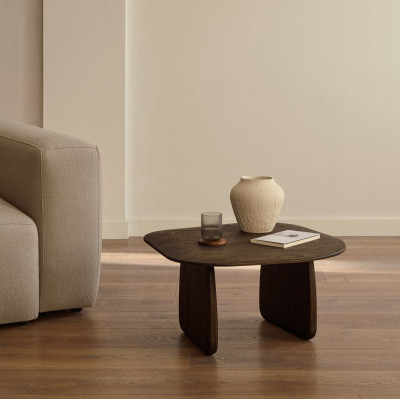 Stolik okazjonalny Pirita brązowy kave home