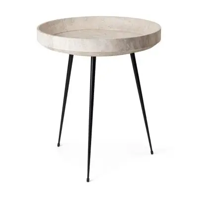 Stolik pomocniczy Bowl Wood Waste Edition Grey Mater