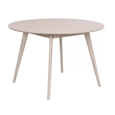 St� okr�g�y Yumi drewno bielone Rowico