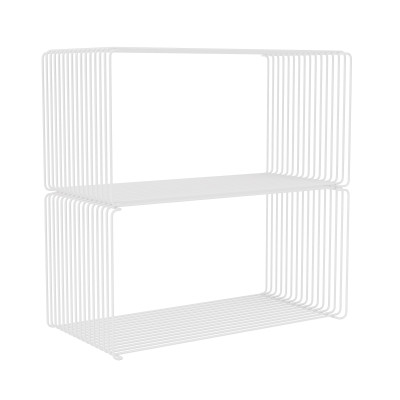 PanTon Drahtmodulsystem 2 Module 70 × 34,8 × 34,8 cm weiß Montana