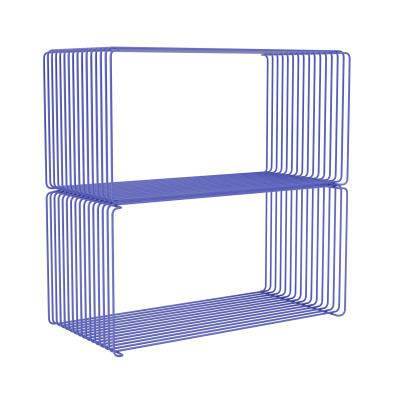 PanTon Drahtmodulsystem 2 Module 70 × 34,8 × 34,8 cm blau Montana