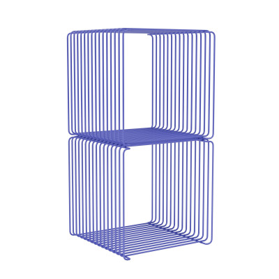 System modułowy Panton Wire 2 moduły 34,8 × 34,8 × 34,8 cm niebieski Montana