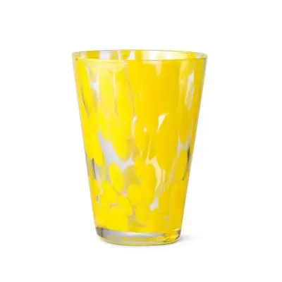Szklanka Casca 6 szt. żółta Ferm Living
