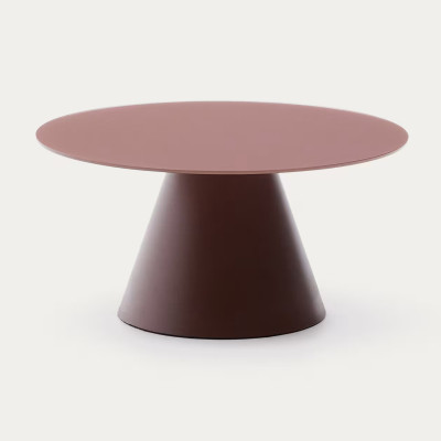 Stolik Kawowy Wilshire 80 Cm Terakotowy Kave Home