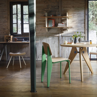 Taburet N 307 přírodní dub Vitra