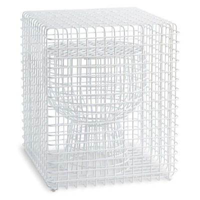 Taboret Tip Tap Wire biały Pols Potten
