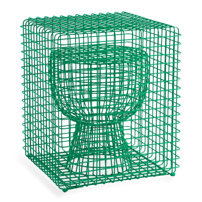 Taboret Tip Tap Wire zielony Pols Potten