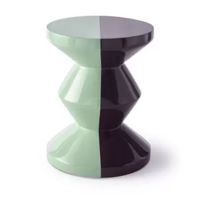 Taboret Zig Zag Mint Grapes Pols Potten