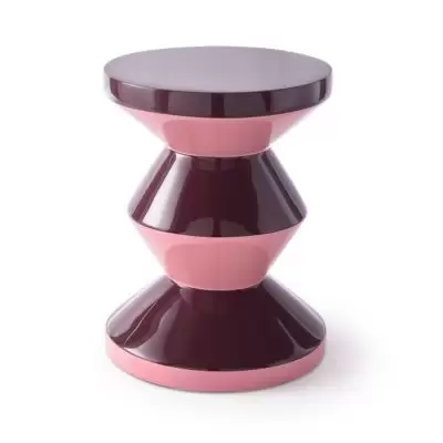Taboret Zig Zag Pink Cherry Pols Potten