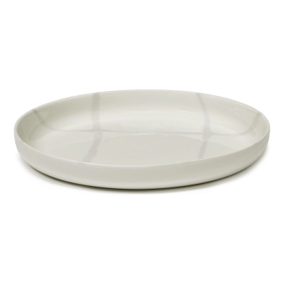 Zuma deep plate 25 cm white 2 pcs. Serax