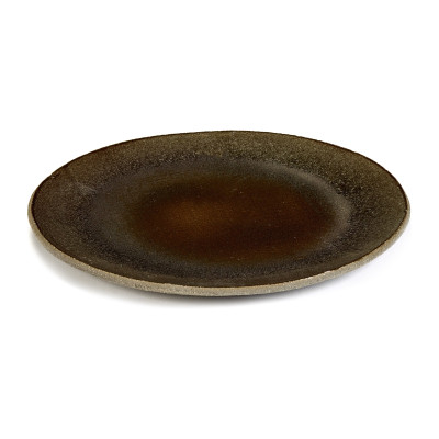 Talerz obiadowy FCK 28 cm brązowy Serax