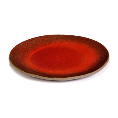 Talerz obiadowy FCK 28 cm czerwony Serax