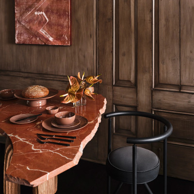 Zuma breakfast plate 23 cm brown 2 pcs. Serax