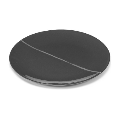 Zuma breakfast plate 23 cm black 2 pcs. Serax