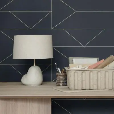 Tapeta lines grafitowa ferm living