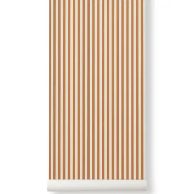 Tapeta lines musztardowa ferm living