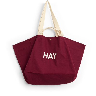 Torba Weekend Bag Duża burgundowa Hay