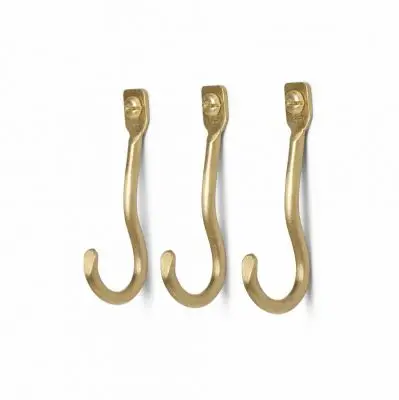 Wieszak Curvature Set of 3 mosiny FERM LIVING