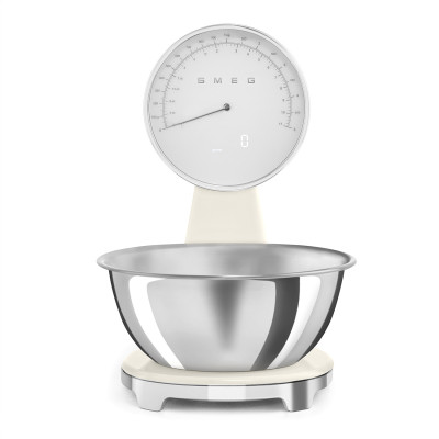 Waga kuchenna cyfrowa 50's style kremowa Smeg