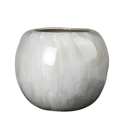 Wazon Apple 42 cm antyczna biel Broste Copenhagen
