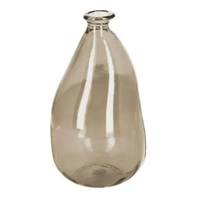 Wazon Bubble 36 Cm Brown Glass