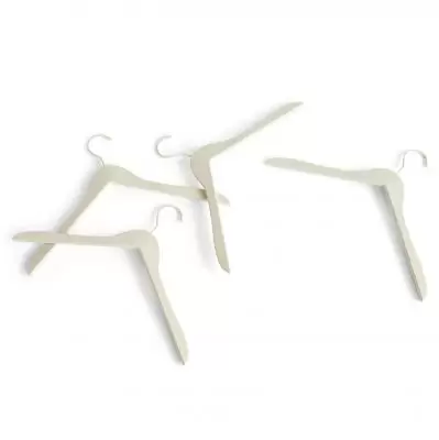 Wieszak na ubrania Coat Hanger 4 szt. kremowy Hay