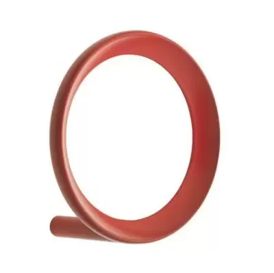 Wieszak ścienny Loop 7 cm czerwony Normann Copenhagen