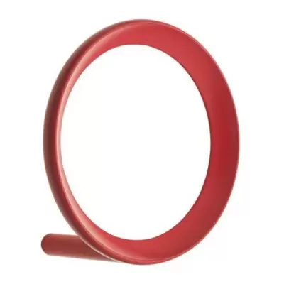 Wieszak ścienny Loop 9 cm czerwony Normann Copenhagen