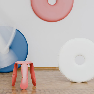 Stołek Plopp Standard Candy Pink Matt Zieta