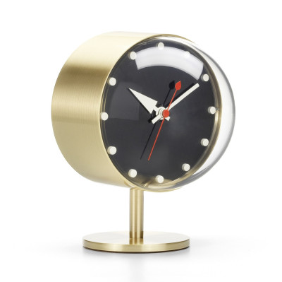Noční mosazné stolní hodiny Vitra