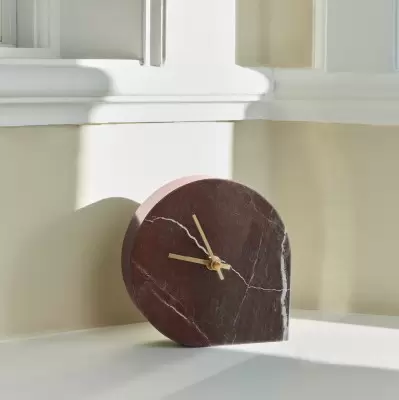Zegar stołowy Stilla bordowy AYTM